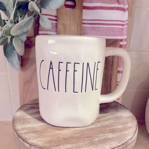 Rae Dunn “CAFFEINE” coffee mug